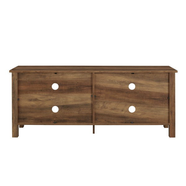 58" Rustic TV Stand Rustic Oak
