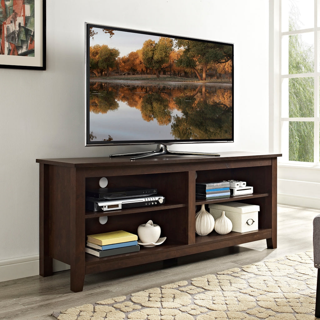 58" Rustic TV Stand Brown