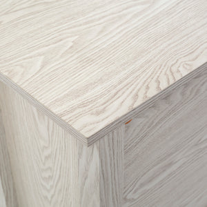 58" Rustic TV Stand White