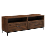 Walker Edison Chevy Contemporary/Modern 58" Contemporary 2-Drawer TV Console W58CVY2DRDW