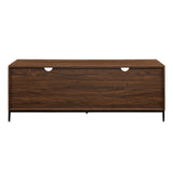 Walker Edison Chevy Contemporary/Modern 58" Contemporary 2-Drawer TV Console W58CVY2DRDW