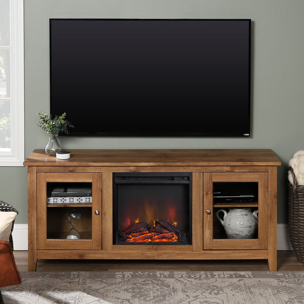 walker edison 58 traditional electric fireplace tv stand w58fp4dwwo w58fp4dwtb w58fp4dwgw w58fp4dwes w58fp4dwbw w58fp4dw