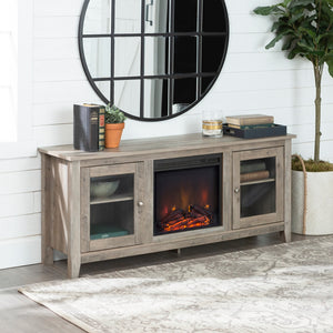 walker edison 58 traditional electric fireplace tv stand w58fp4dwwo w58fp4dwtb w58fp4dwgw w58fp4dwes w58fp4dwbw w58fp4dw