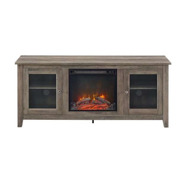 W58FP4DWGW - walker edison 58 traditional electric fireplace tv stand w58fp4dwwo w58fp4dwtb w58fp4dwgw w58fp4dwes w58fp4dwbw w58fp4dw