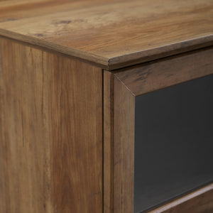 walker edison 58 glass wood split panel door tv console w58own2dsg w58own2dro w58own2ddw