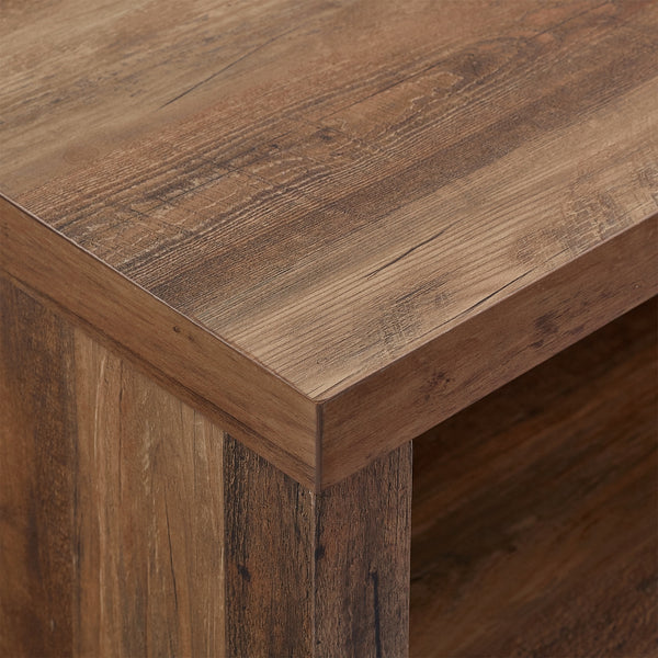 walker edison 58 glass wood split panel door tv console w58own2dsg w58own2dro w58own2ddw