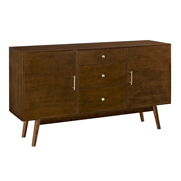 60" Mid Century Modern Wood TV Stand - Versatile Entertainment Center with Ample Storage Space