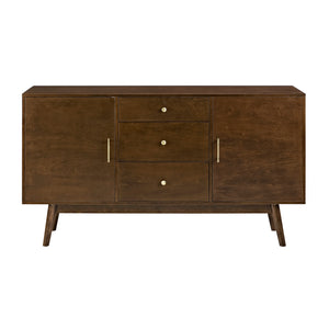 60" Mid Century Modern Wood TV Stand - Versatile Entertainment Center with Ample Storage Space