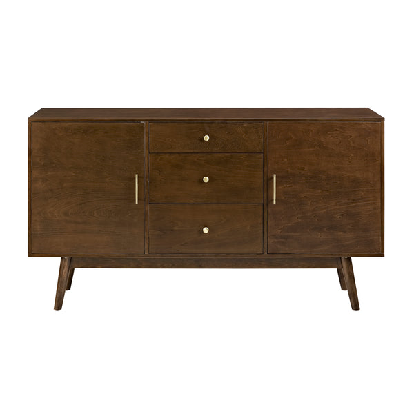 60" Mid Century Modern Wood TV Stand - Versatile Entertainment Center with Ample Storage Space