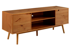 Adair 70" Modern 2 Door Solid Wood TV Stand