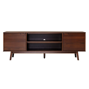Adair 70" Modern 2 Door Solid Wood TV Stand