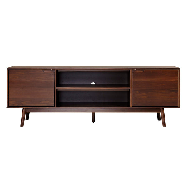 Adair 70" Modern 2 Door Solid Wood TV Stand