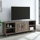 Walker Edison Classic Detailed-Door TV Stand for TVs up to 80” XIIXRZ W70BLA2DGW