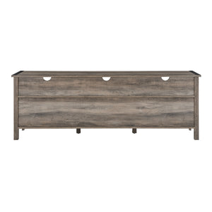 W70CLA4DRGW - Clair 70" Industrial Farmhouse 4-Drawer TV Stand