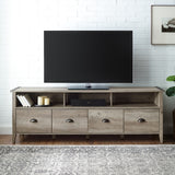 Clair 70" Industrial Farmhouse 4-Drawer TV Stand