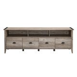 Clair 70" Industrial Farmhouse 4-Drawer TV Stand