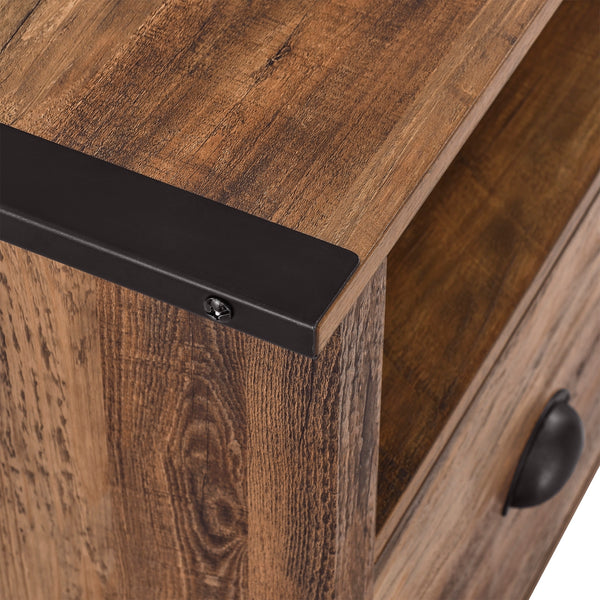 W70CLA4DRRO - Clair 70" Industrial Farmhouse 4-Drawer TV Stand