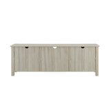 70" Glass Door TV Console - Birch