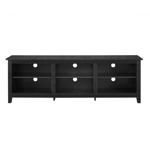 70" Rustic TV Stand Black