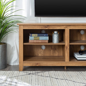 70" Rustic TV Stand Barnwood