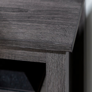 70" Rustic TV Stand Charcoal