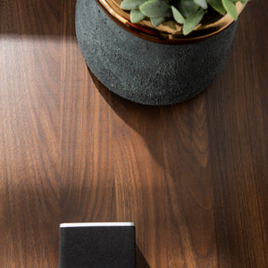 70" Rustic TV Stand Dark Walnut