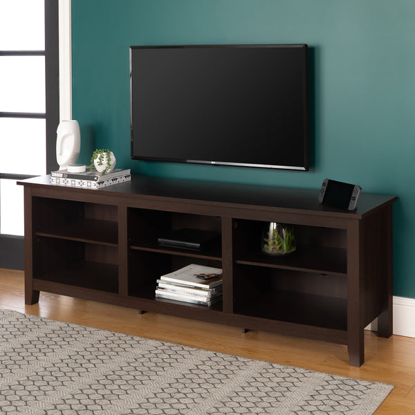 70" Rustic TV Stand Espresso