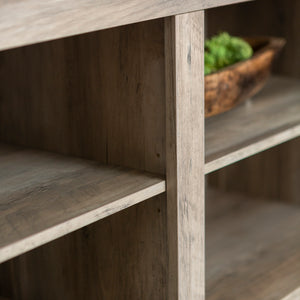 70" Rustic TV Stand Grey Wash