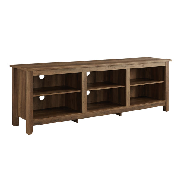 70" Rustic TV Stand Rustic Oak
