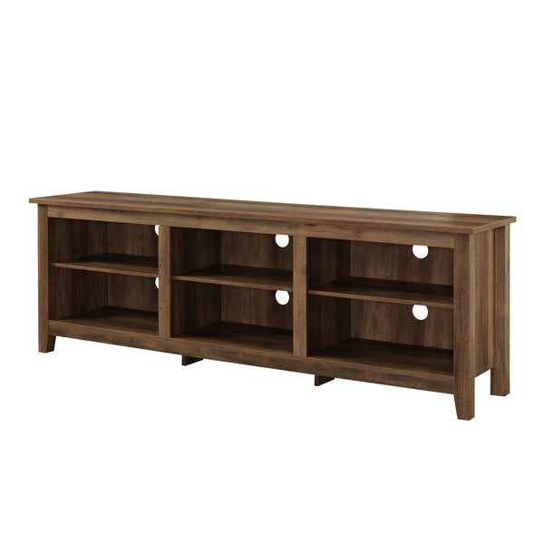 70" Rustic TV Stand Rustic Oak
