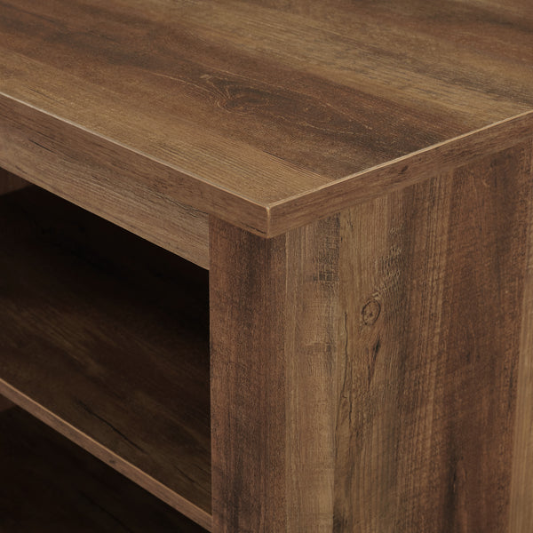 70" Rustic TV Stand Rustic Oak