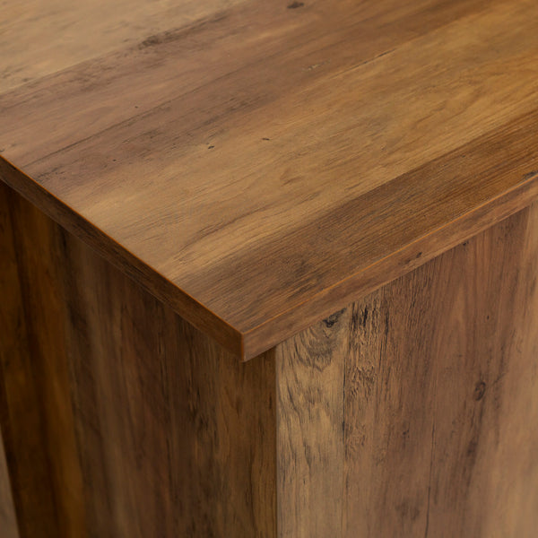 70" Rustic TV Stand Rustic Oak