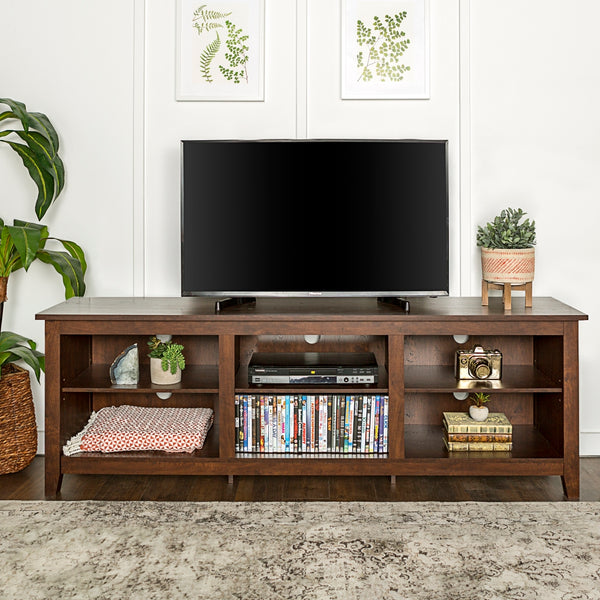 70" Rustic TV Stand Brown