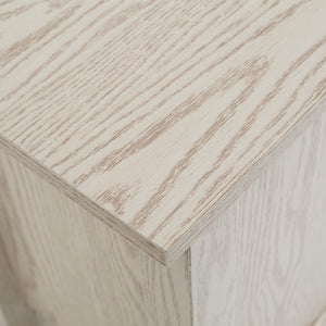 70" Rustic TV Stand White Oak