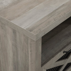 walker edison 70 rustic farmhouse fireplace tv stand w70fpabro w70fpabgw