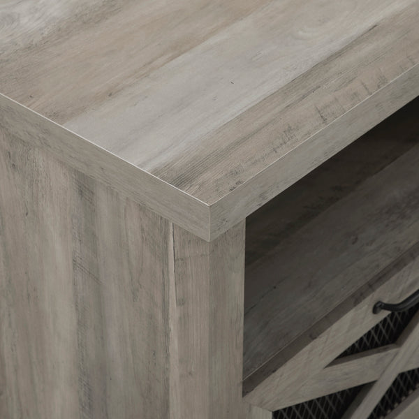 walker edison 70 rustic farmhouse fireplace tv stand w70fpabro w70fpabgw