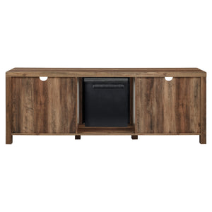 W70FPABRO - walker edison 70 rustic farmhouse fireplace tv stand w70fpabro w70fpabgw