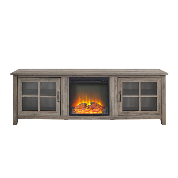 walker edison 70 farmhouse fireplace tv stand w70fpscro w70fpscgw w70fpscdw
