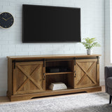 walker edison 70 sliding barn door tv console