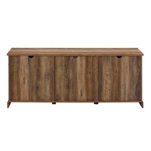 W70SBDRO - walker edison 70 sliding barn door tv console