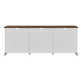 W70SBDROBRW - walker edison 70 sliding barn door tv console