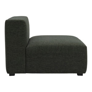 Romy Armless Chair Dark Green