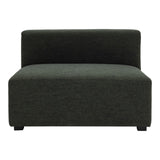 Romy Armless Chair Dark Green