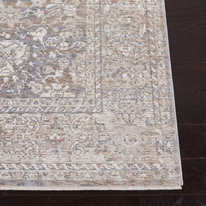 Webster 300 Webster 326 Transitional Power Loomed 75% Polyester + 25% Viscose Rug Grey / Beige