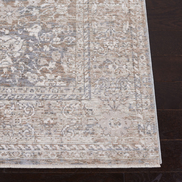 Webster 300 Webster 326 Transitional Power Loomed 75% Polyester + 25% Viscose Rug Grey / Beige