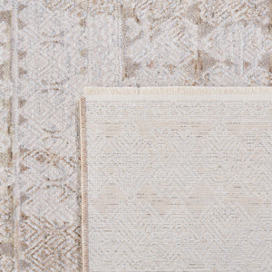 Webster 300 Webster 338 Transitional Power Loomed 75% Polyester + 25% Viscose Rug Beige / Grey