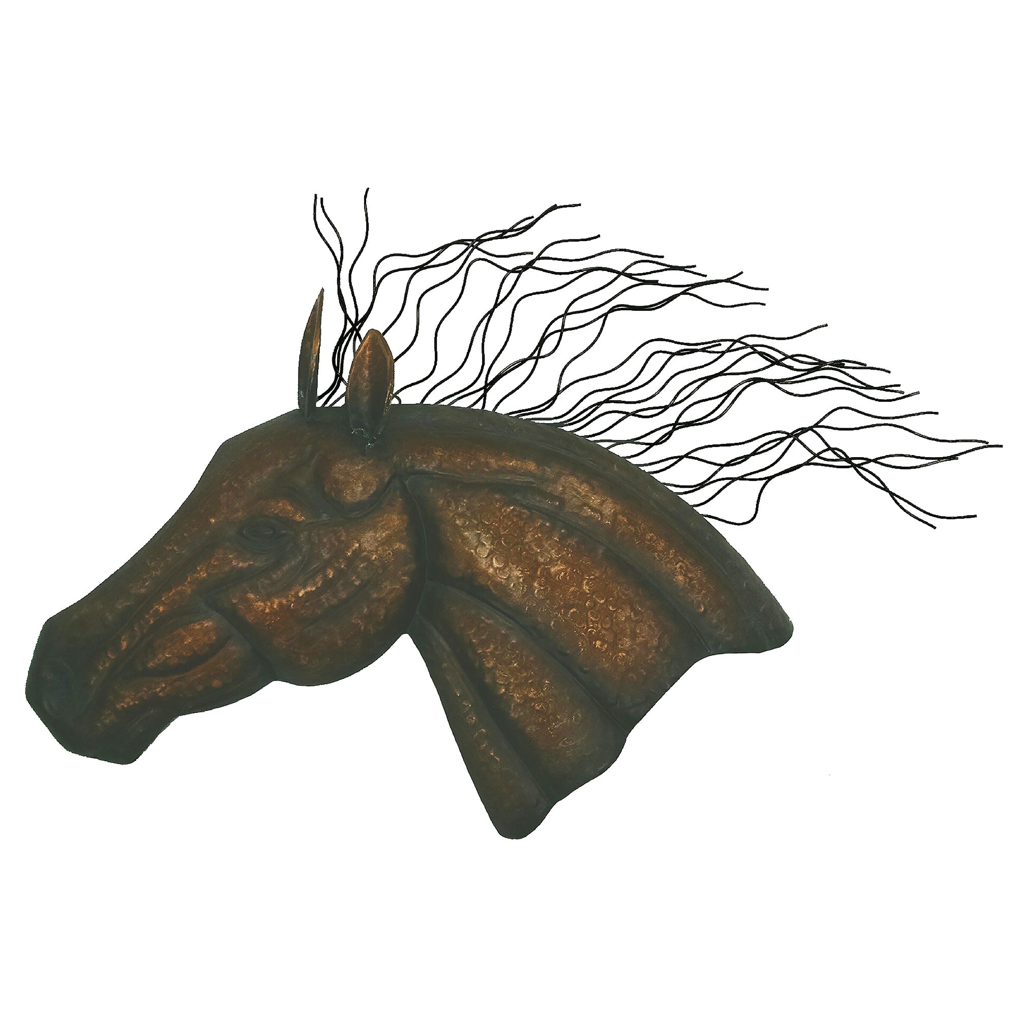 Large Horse Head Wall Sculpture