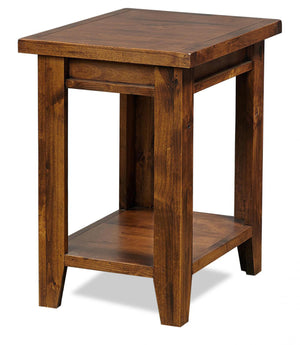 Aspenhome Alder Grove Rustic Chairside Table WDG913-BDL