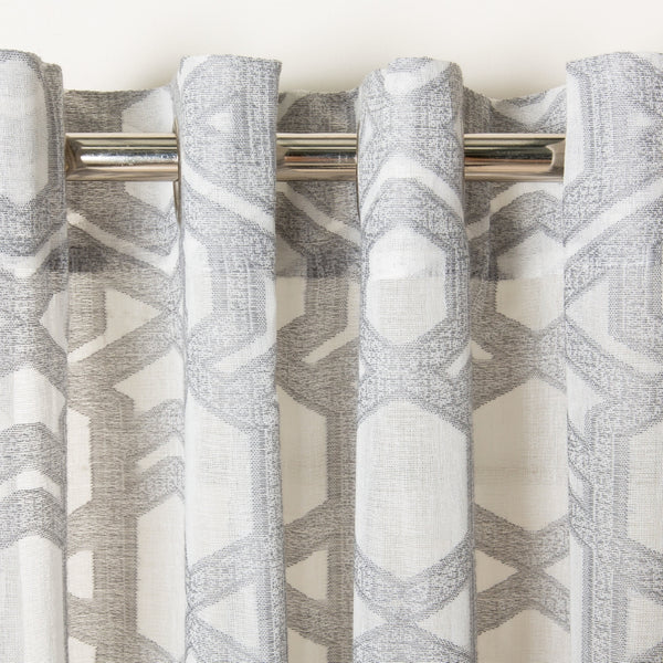 Safavieh Brenna 52X96 Window Panel in Grey WDT1031A-5296