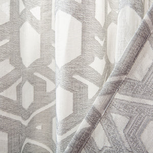 Safavieh Brenna 52X84 Window Panel Grey 100% Polyester WDT1031A-5284